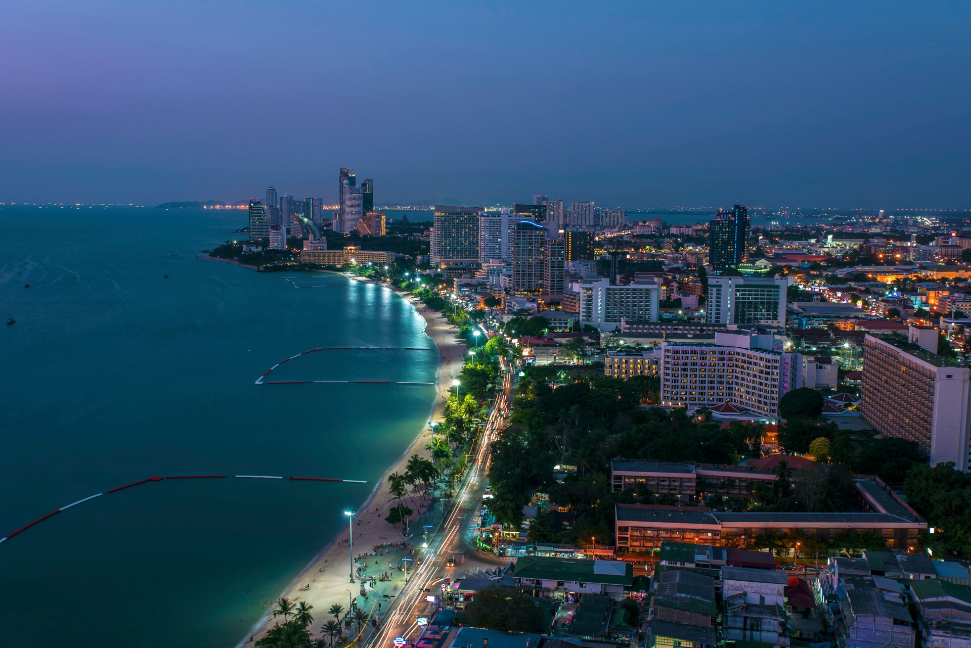 Pattaya city twilight